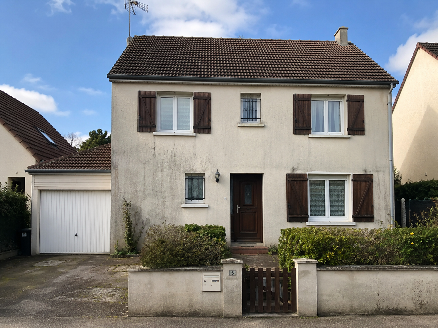 Maison avant rénovation énergétique à Roissy-en-Brie
